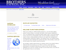 Tablet Screenshot of brothersexpress.com